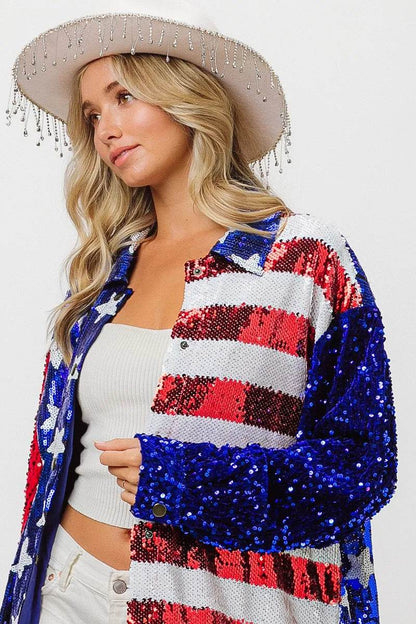 BiBi Velvet Sequin American Flag Shirt Trendsi 7e9546ceb64b451294f226ee8e9f8c1f-Max-Origin