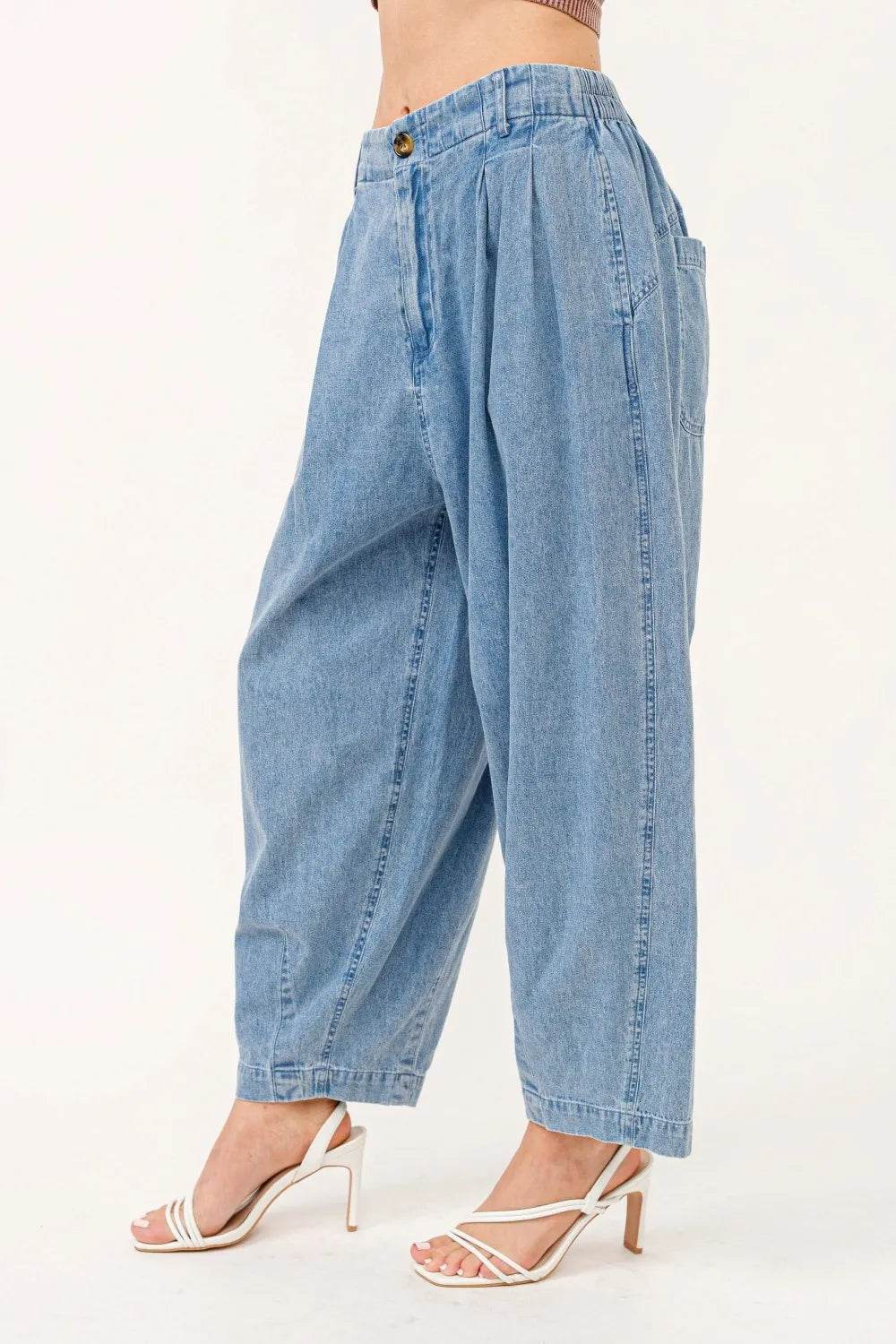 And The Why Elastic Back Pleated Baggy Jeans Trendsi 7ea57d7c-0490-4684-ac8a-f299b604db16-Max