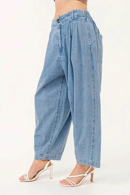 And The Why Elastic Back Pleated Baggy Jeans Trendsi 7ea57d7c-0490-4684-ac8a-f299b604db16-Max
