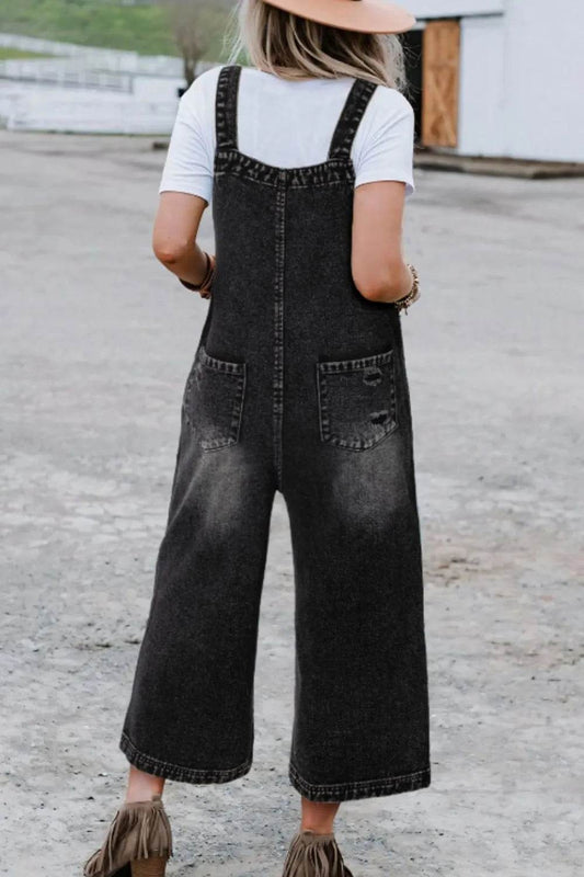 Distressed Wide Strap Denim Overalls Trendsi 7f31070f-0999-43e2-a2a8-350cd7f6e345-Max