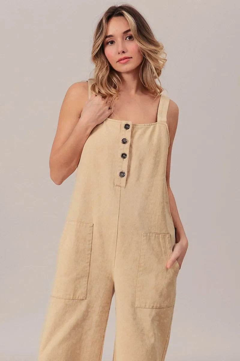 BiBi Washed Denim Buttoned Overall Jumpsuit Trendsi 7f38638c922c414189c1d092daffcedc-Max-Origin