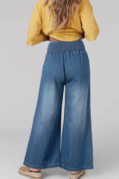 Smocked Wide Leg Jeans Trendsi 7f39b66a-9b30-4ad1-b09b-47aeb172b6c5-Max