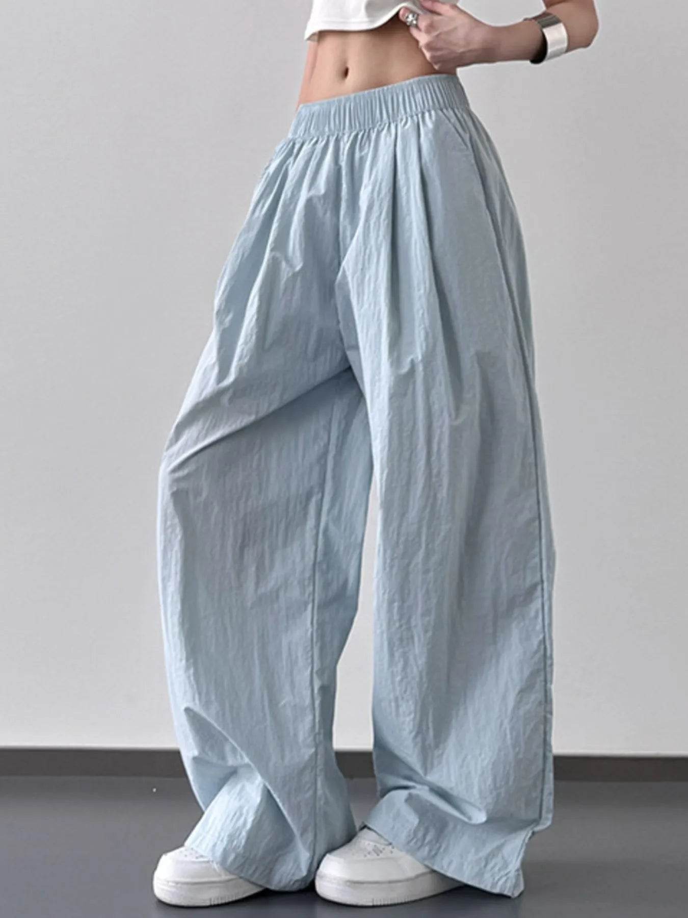 Wide Leg Elastic Waist Pants Trendsi 7f7156d0-9729-424c-b294-f39156b2facd-Max-Origin