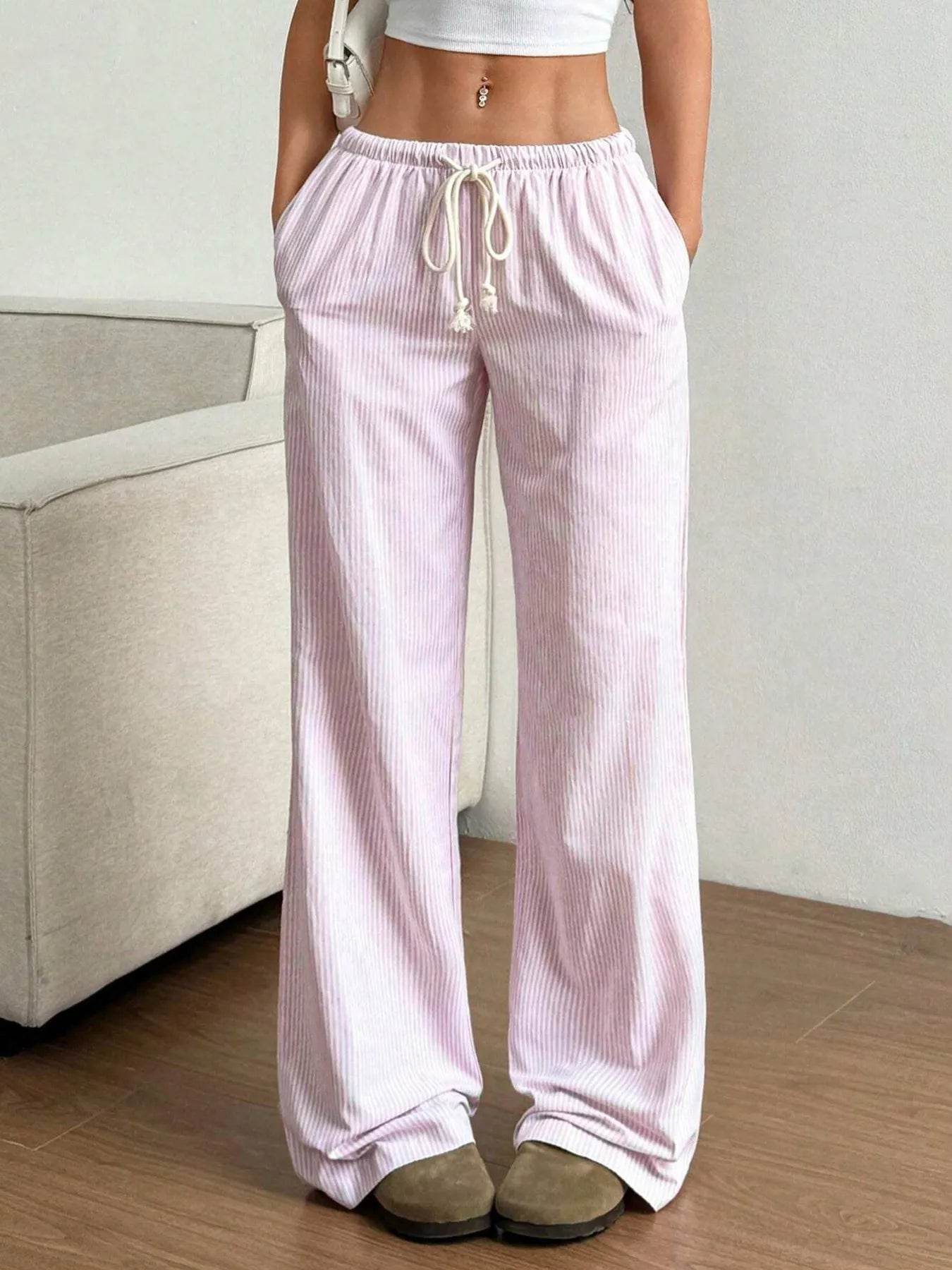 Drawstring Striped Wide Leg Pants Trendsi 7ff58cc17afa433fb38ef06febb3b012-Max-Origin