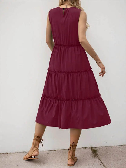 Frill Tiered Midi Dress Trendsi 805b3eaf-cac6-4105-9e51-702d788281f3-Max-Origin
