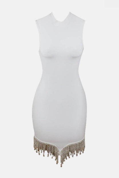 Rhinestone Tassel Hem Bodycon Dress Trendsi 80635444908645a9838d379f0836206f-Max