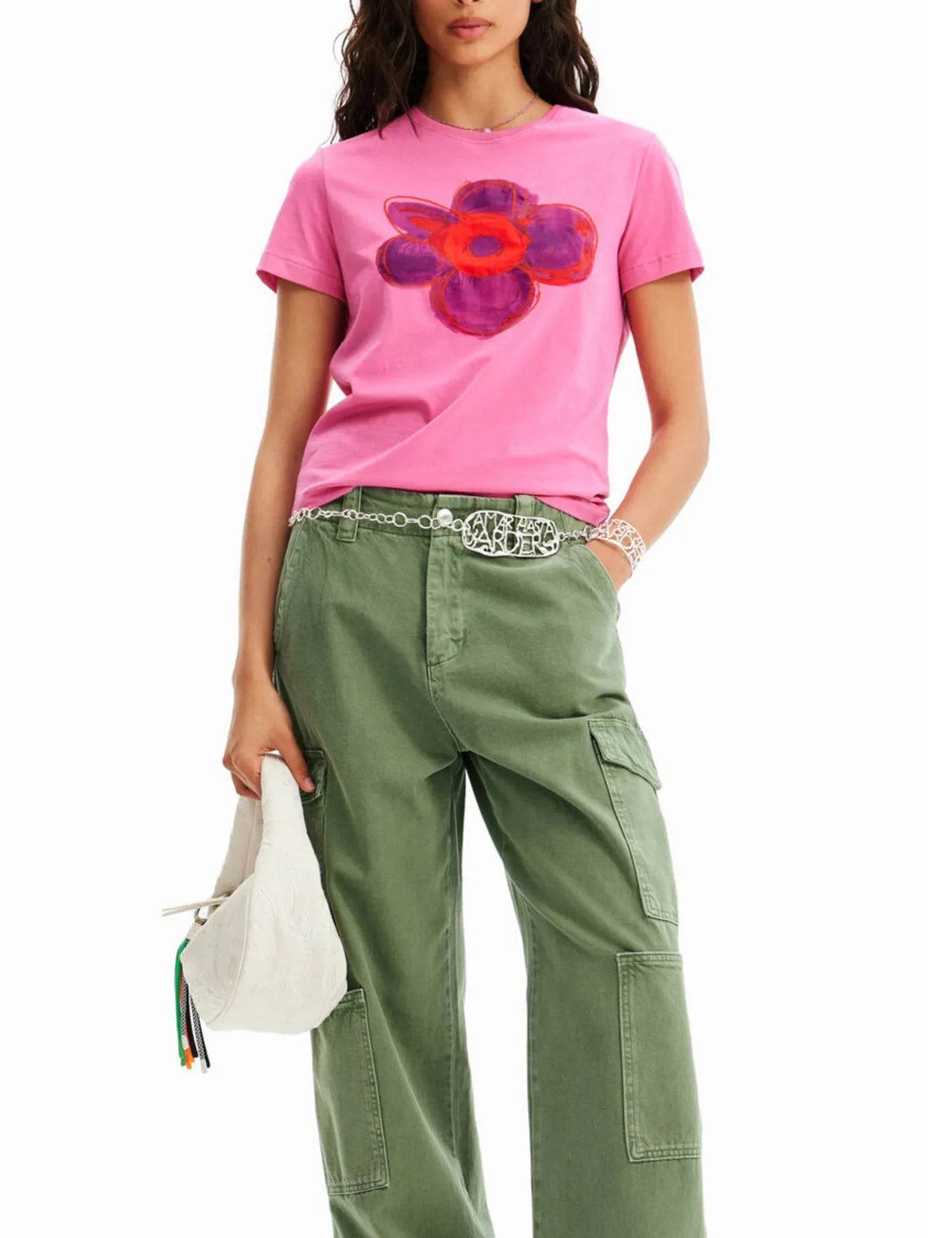 Flower Graphic Round Neck T-Shirt Trendsi 808b72117ab14a5d963d311b315bfdbc-Max-Origin