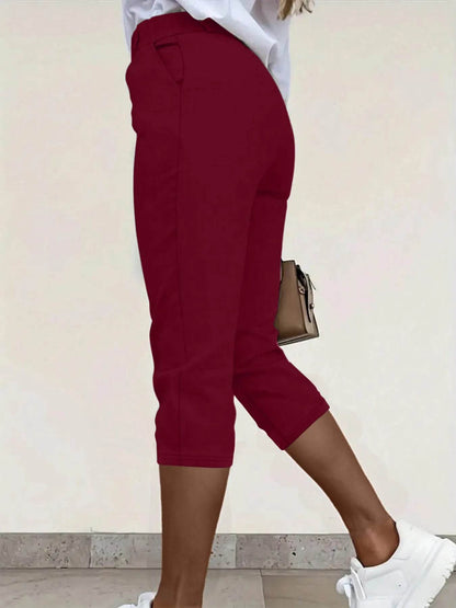 Pleated Detail Pants with Pockets Trendsi 80e5732bf273415aa72721fd866661a8-Max-Origin
