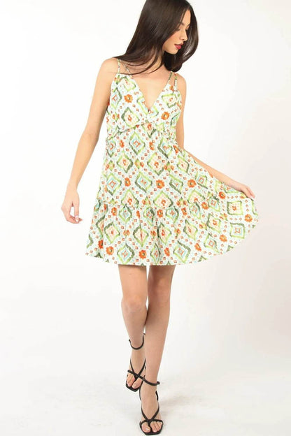 VERY J Floral Back Smocked Ruffled Mini Dress Trendsi 8162edbf-6c19-4874-b622-cc05bdc55c9a-Max