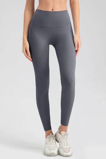 Wide Waistband Sport Leggings Charcoal Trendsi 81a1b418417b45a0a06c58e8d2f2fbba-Max