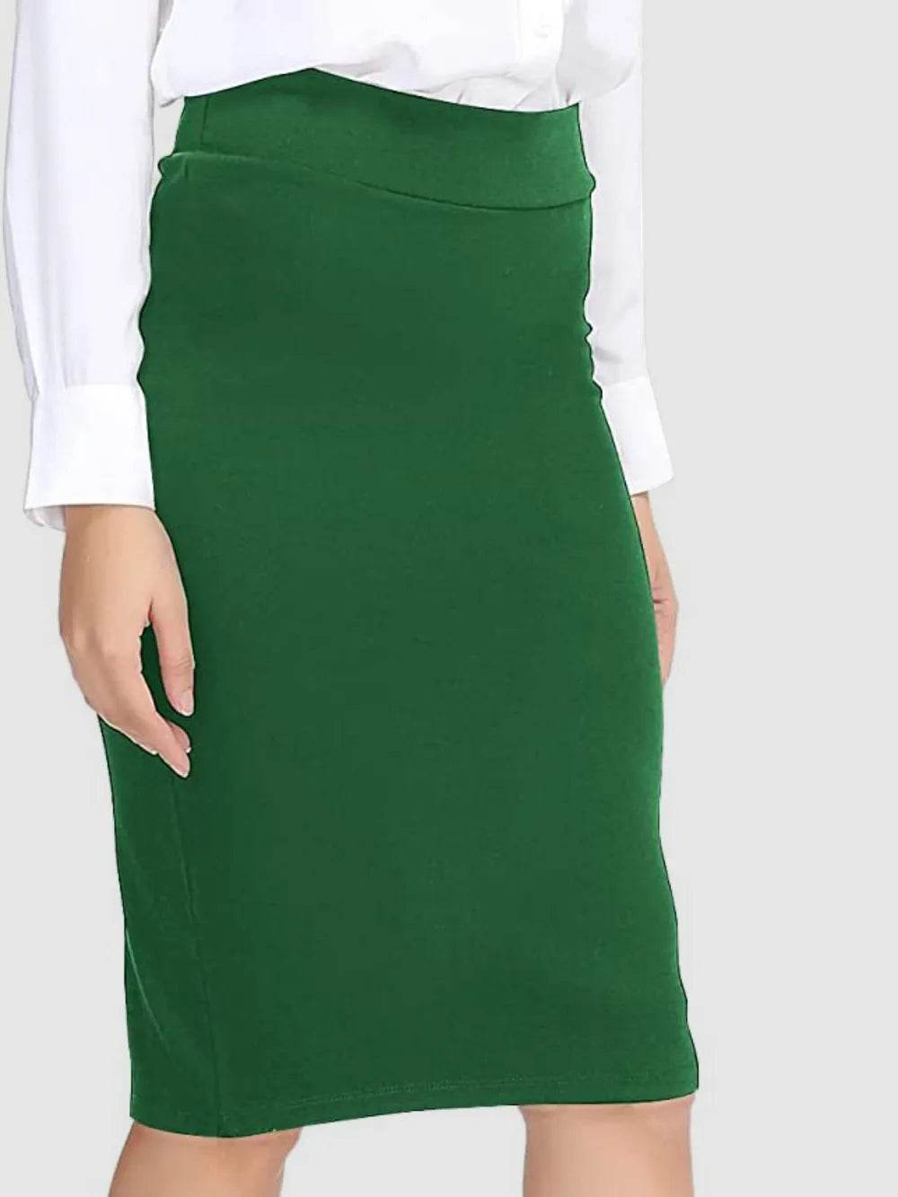High Waist Wrap Skirt Green Trendsi 81ceb806-8fd5-423a-8ee3-1b5948f87d0e-Max