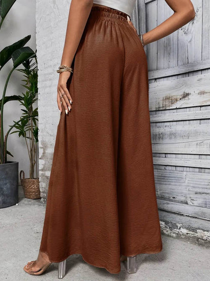 Honey Tied High Waist Wide Leg Pants Trendsi 81d42a4e-ccb6-4ddc-b076-60b49b920575-Max