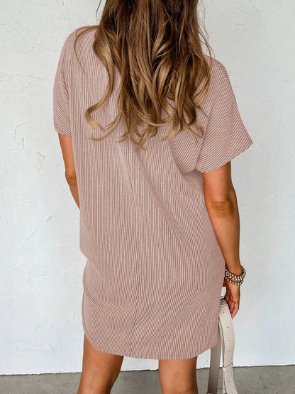 Lovelet Round Neck Short Sleeve Mini Dress Trendsi 827b3adf-283e-473c-81ea-2228633980da-Max
