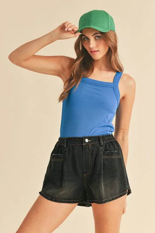 Aemi + Co Square Neck Wide Strap Tank Royal Blue Trendsi 83312dc7-840a-4de8-bd1d-0b03fff5d6f3-Max