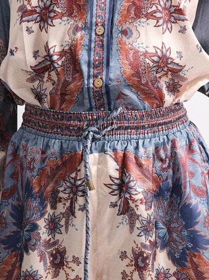 Printed Button Front Long Sleeve Shirt and Shorts Set Trendsi 834a03f3-b8d8-443b-8670-92ae71a0f900-Max-Origin