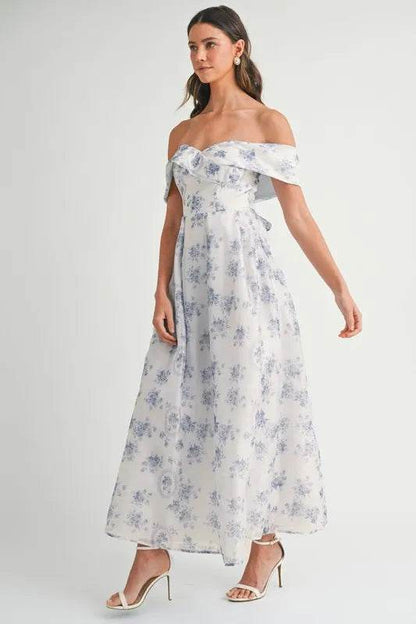 MABLE Floral Printed Off Shoulder Maxi Dress Trendsi 835f2a190df146adaf2fe4997badf7d5-Max-Origin