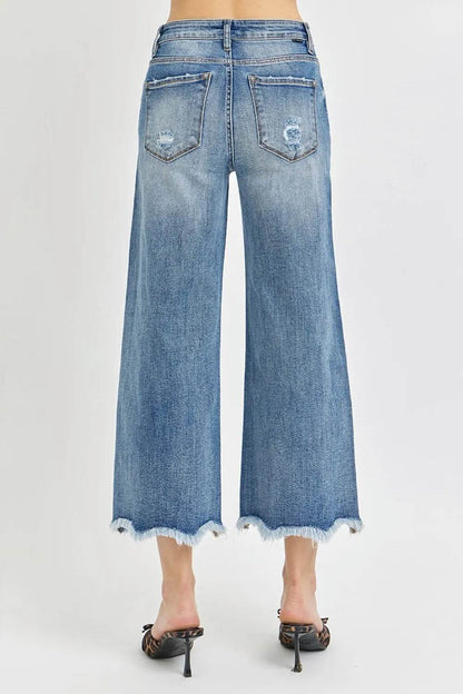 Risen High Rise Cropped Flare Jeans Trendsi 838f5324-cda9-40d2-b132-599729bb1725-Max