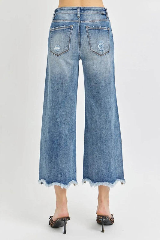 Risen High Rise Cropped Flare Jeans Trendsi 838f5324-cda9-40d2-b132-599729bb1725-Max