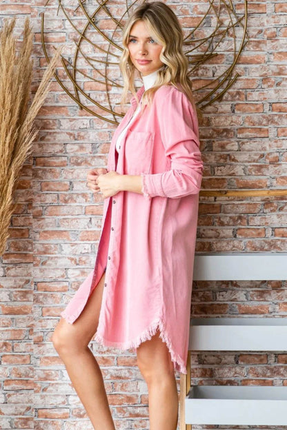 Veveret Button-Up Shirt Dress Trendsi 8392461f-172f-4b2e-8380-ff50a95f80c1-Max