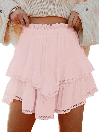 Lovelet Lace Detail Layered Skirt Trendsi 84220b7c-3ae9-49b2-a9e7-aec634d2242e-Max