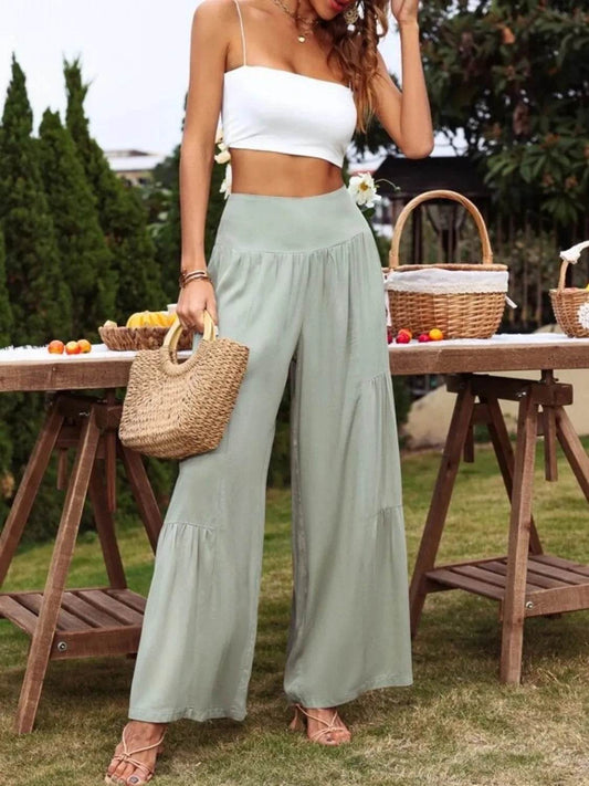 High Waist Wide Leg Pants Sage Trendsi 844261d9-98f6-4088-85e0-7fac2942058a-Max-Origin