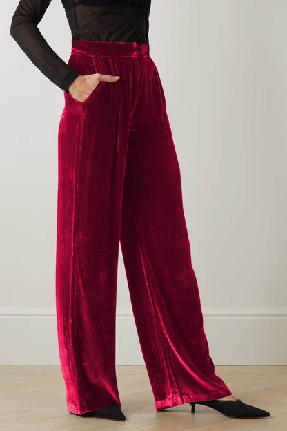 Loose Fit High Waist Long Pants with Pockets Trendsi 84b5fc24f4fd43ca9025ca8801a5dc93-Max