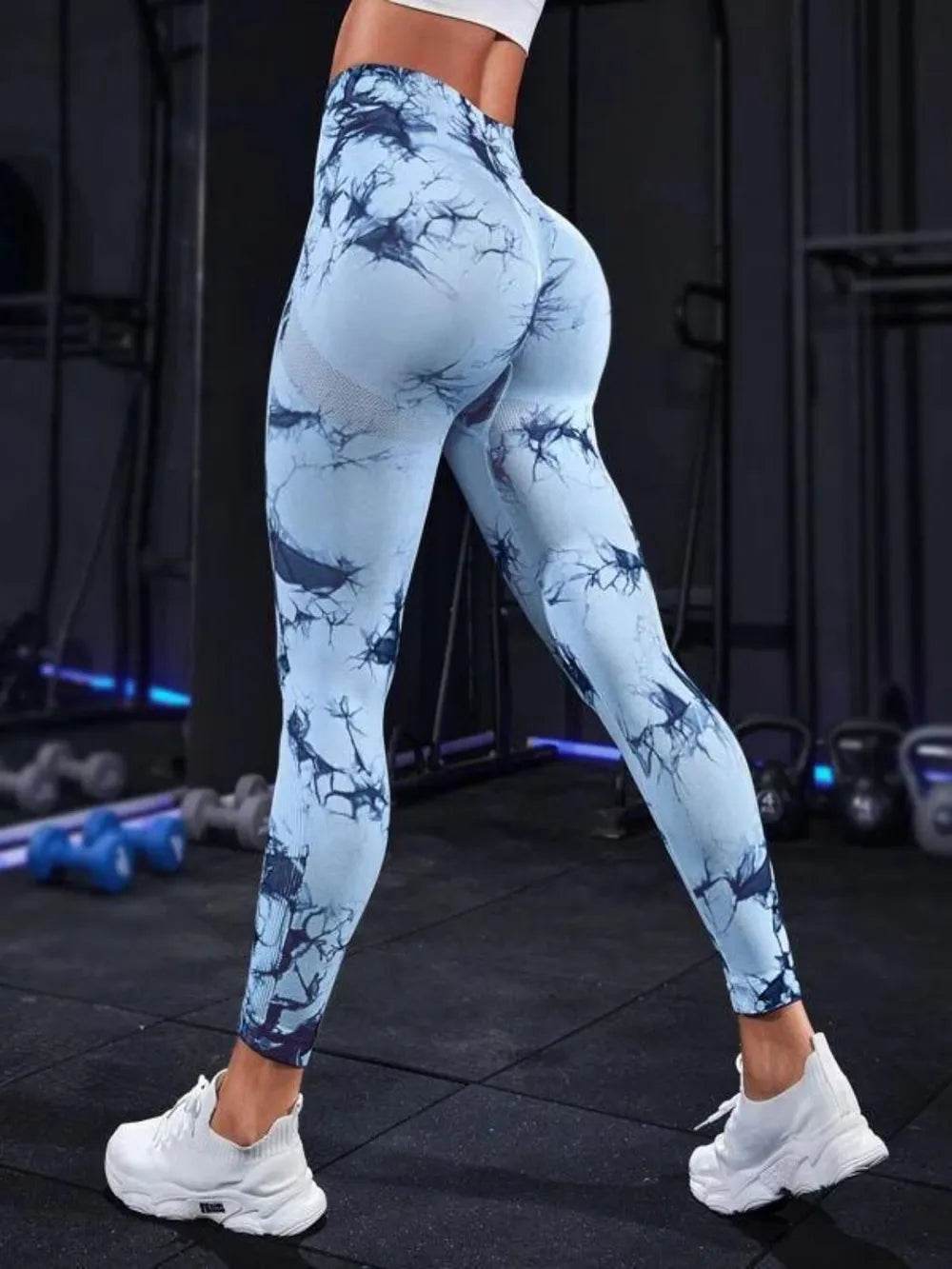 Tie-Dye High Waist Active Leggings Navy blue White Trendsi 84ea047b-2137-4ca2-8819-70129c895499-Max