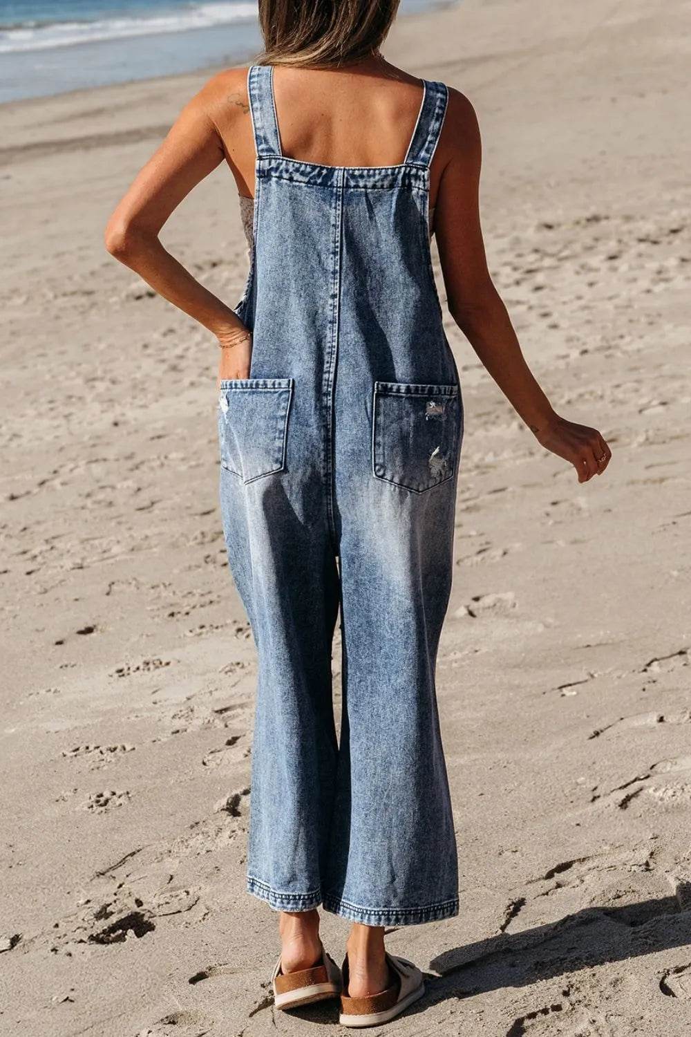 Distressed Bib Pocket Wide Leg Denim Overalls Trendsi 856b3c76-6125-4bad-823c-bd680865d295-Max-Origin