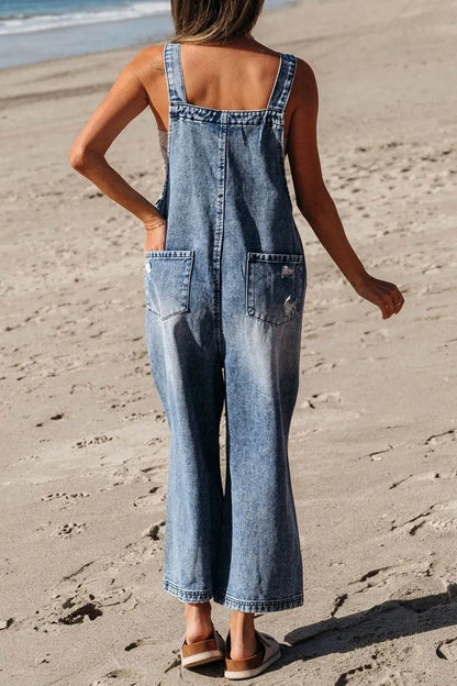 Distressed Bib Pocket Wide Leg Denim Overalls Trendsi 856b3c76-6125-4bad-823c-bd680865d295-Max-Origin