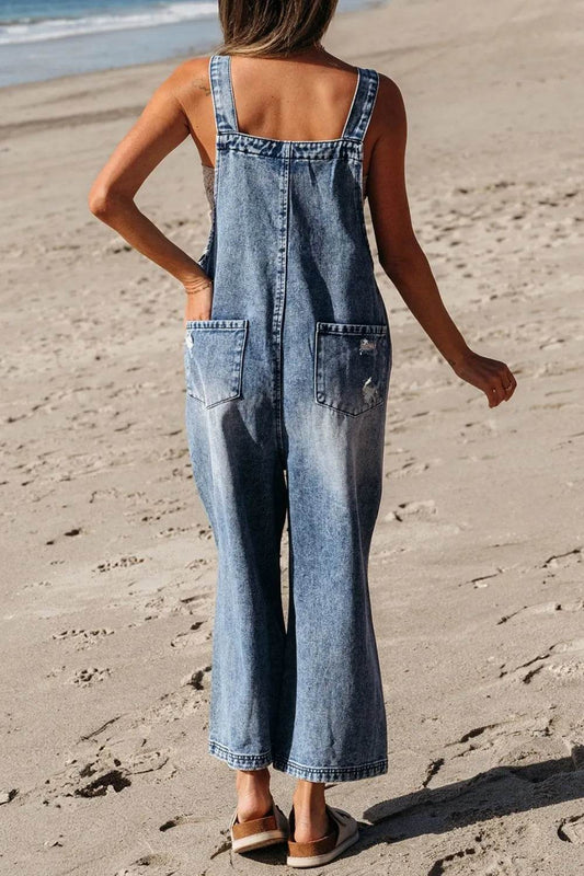 Distressed Bib Pocket Wide Leg Denim Overalls Trendsi 856b3c76-6125-4bad-823c-bd680865d295-Max-Origin