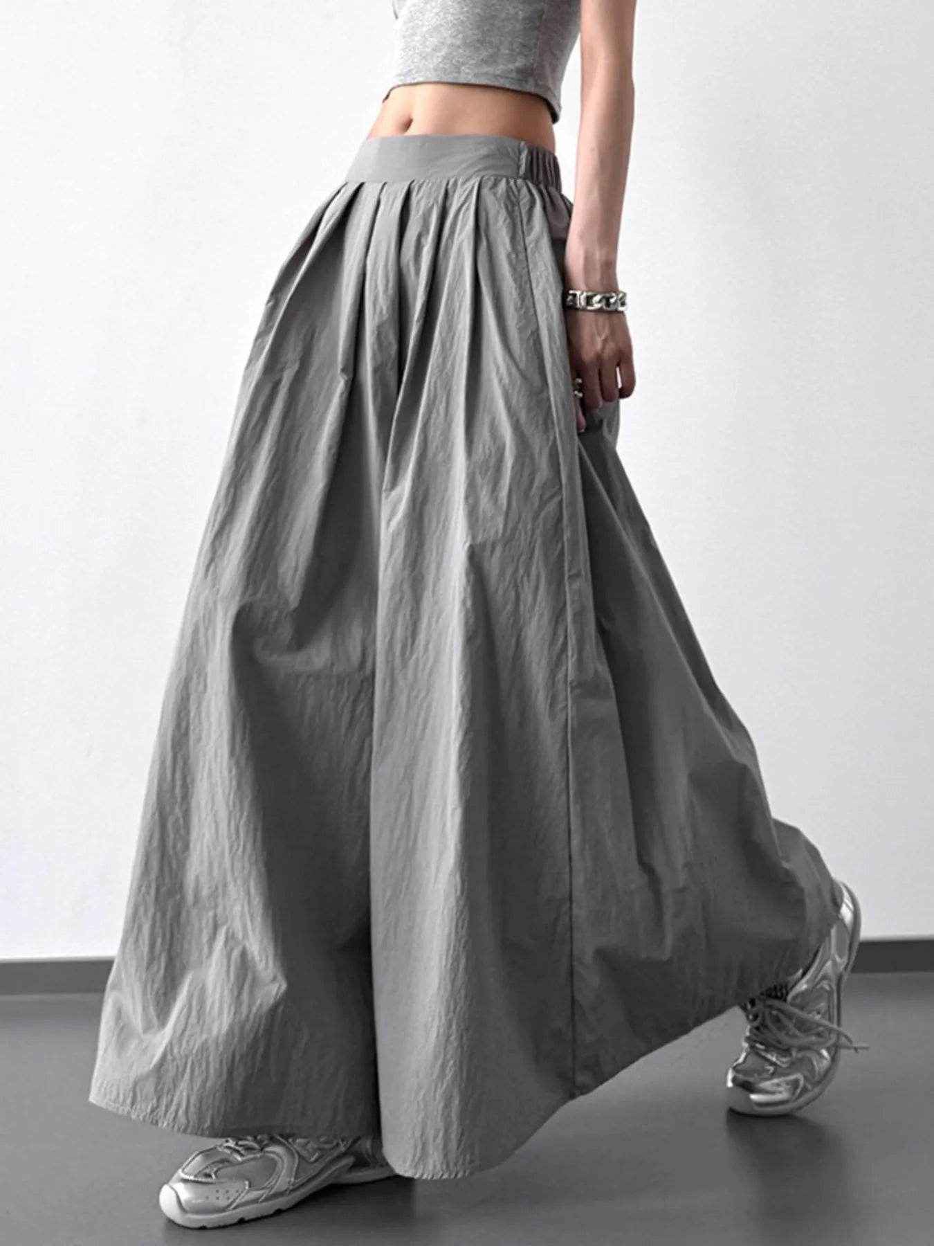 Pleated Linen Maxi Skirt Trendsi 858b0c00-a07a-407e-8bf8-8eb2533e8697-Max-Origin