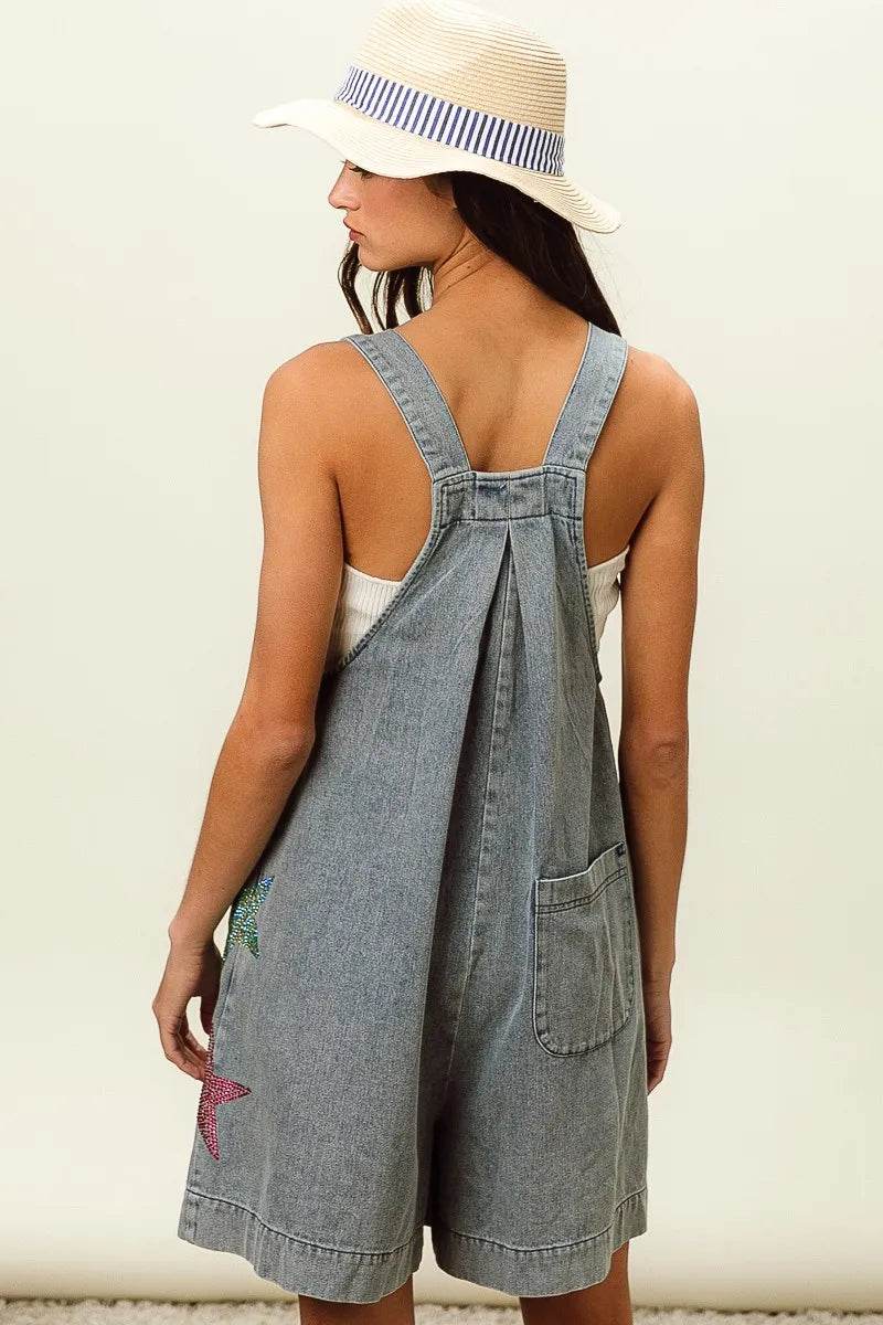 BiBi Star Rhinestone Washed Wide Leg Shortalls Trendsi 85f9db6f98d740ab8728b4cc170996b8-Max-Origin
