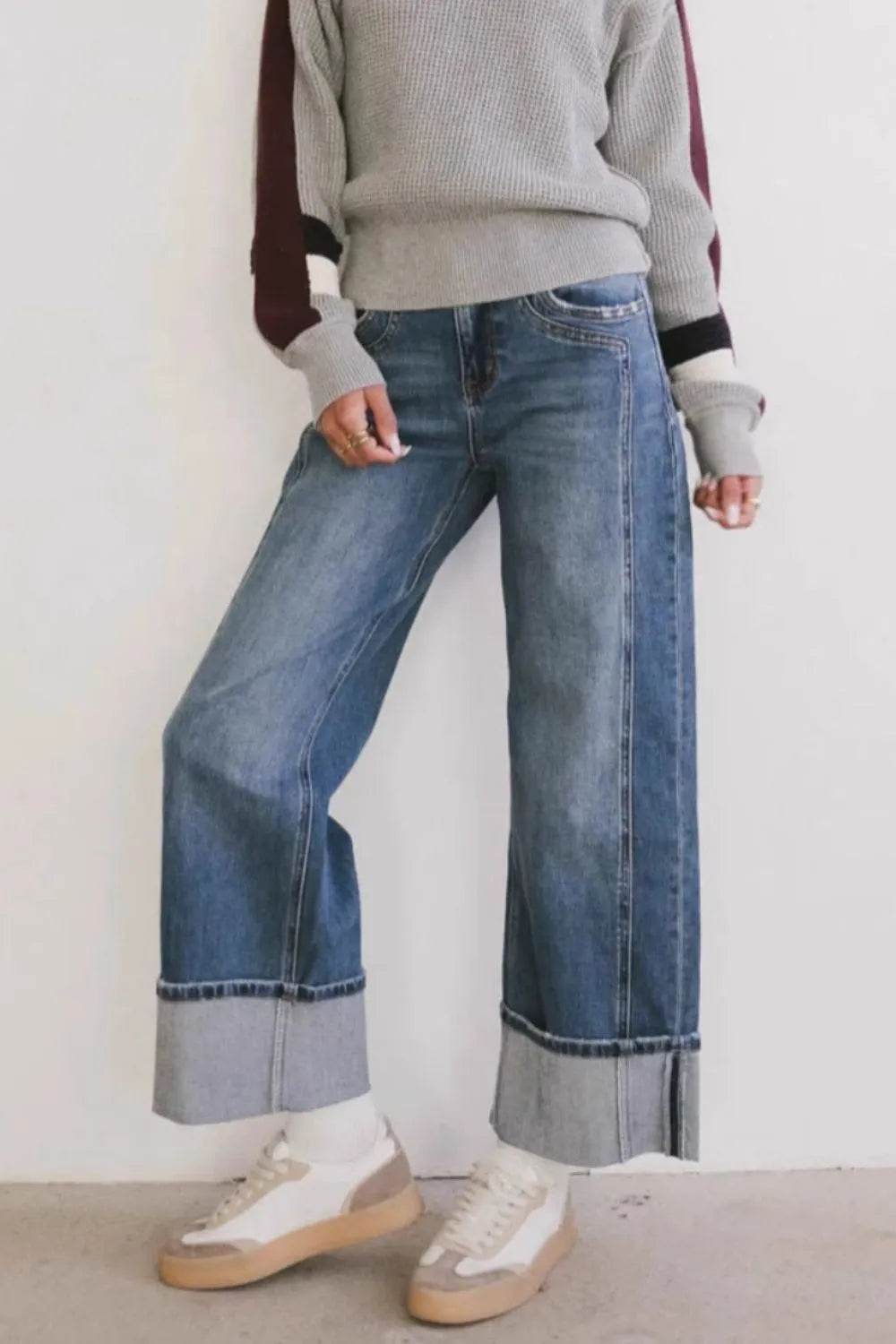 Straight Leg Jeans with Pockets Trendsi 860b74d5-d4f1-41a6-8365-8dffa021669a-Max