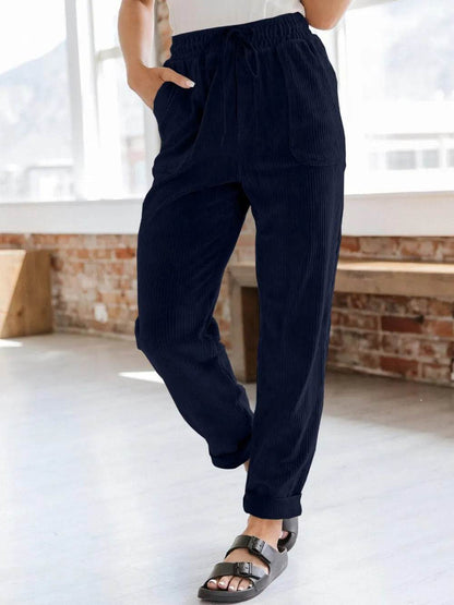 Drawstring Pants with Pockets Navy Trendsi 86688563-cc3f-4549-9fa1-446eb0d543a1-Max