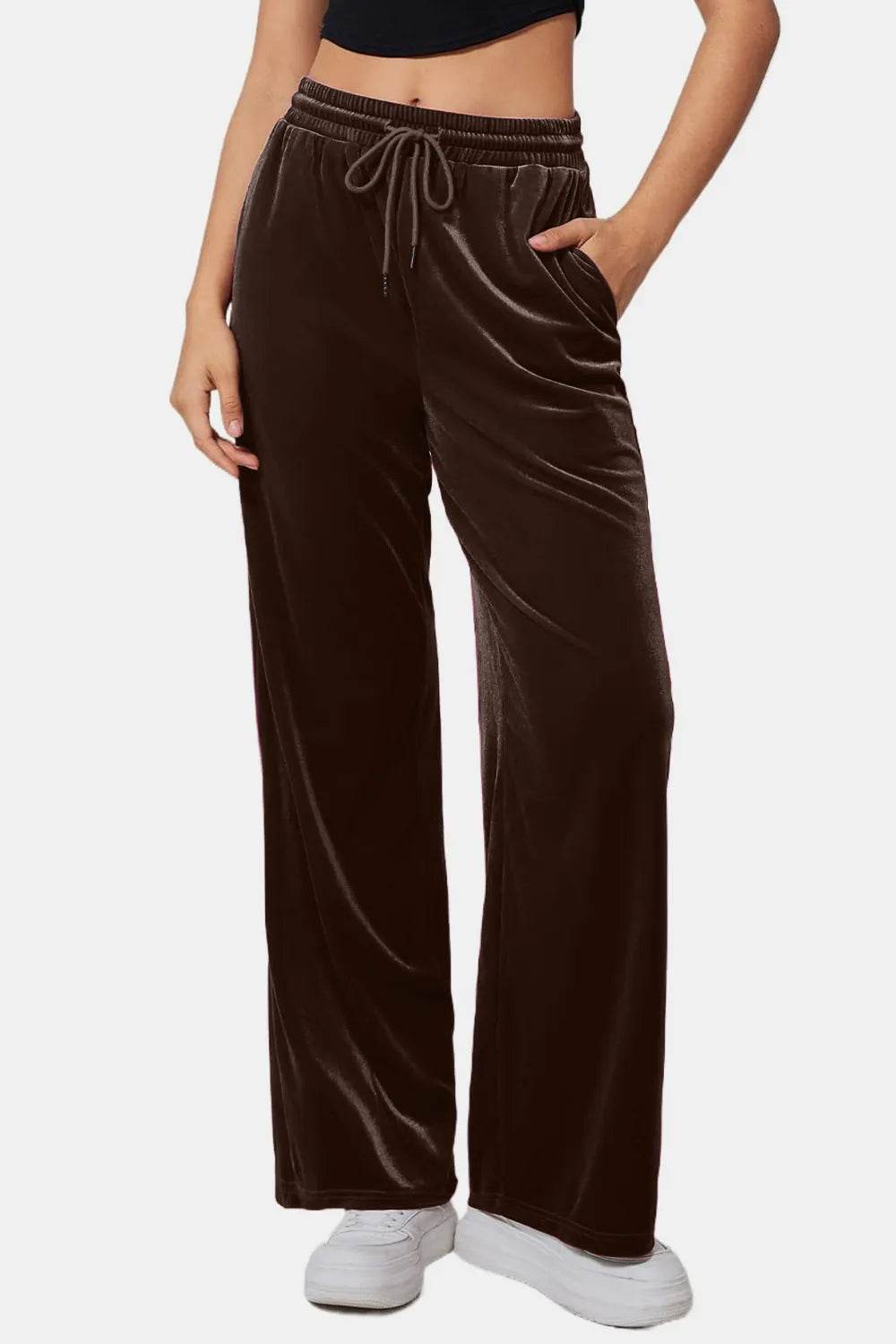 Drawstring Elastic Waist Straight Leg Pants Trendsi 866c859e-366b-4145-a574-2cef0b9a26f0-Max