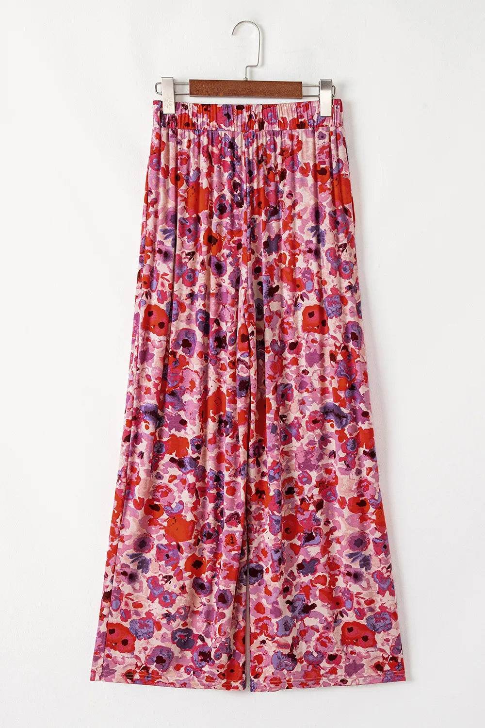 Floral Wide Leg Elastic High Waist Pants Trendsi 86f93c1d-1256-4277-b115-a1a175825c23-Max