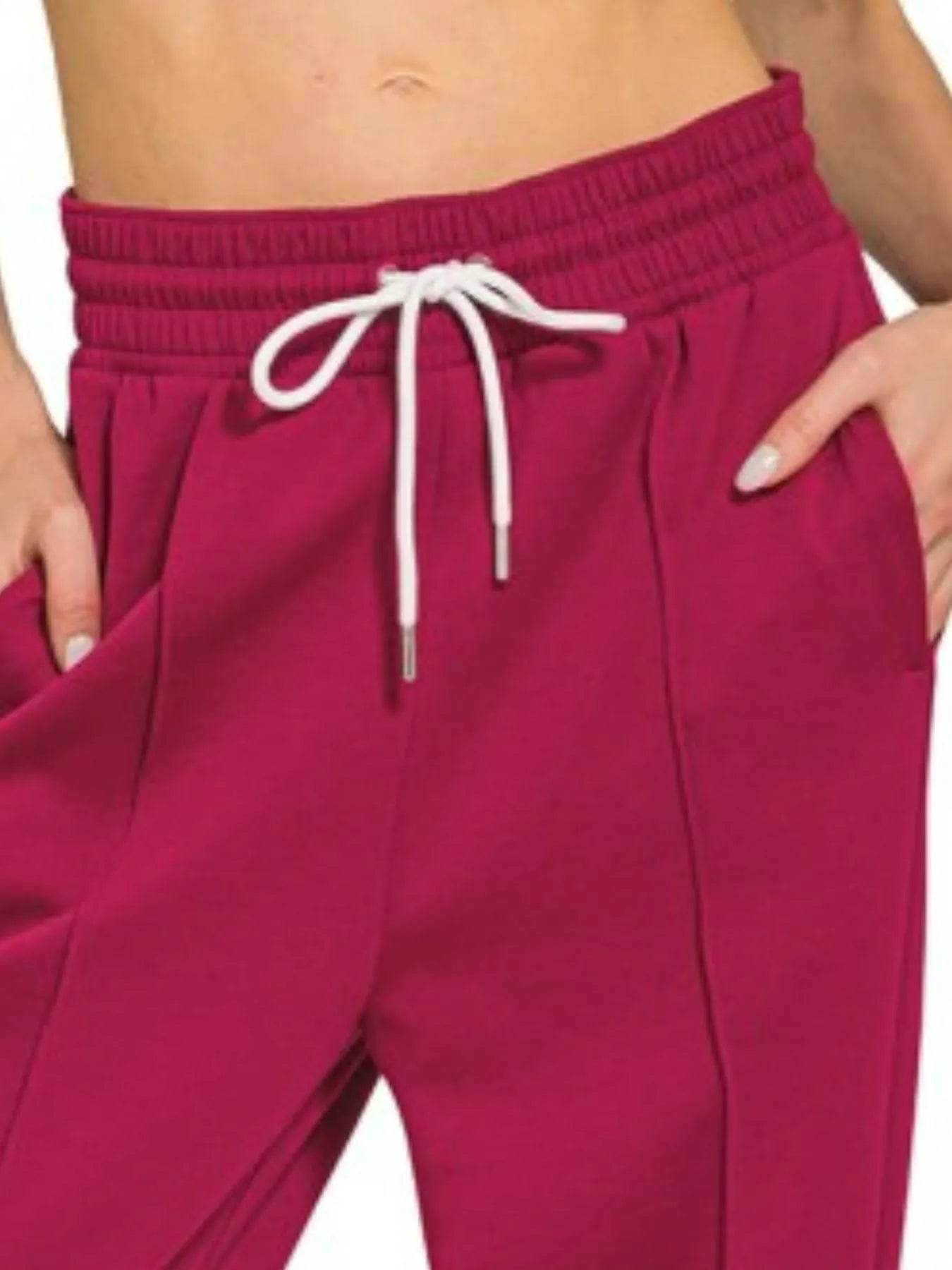 Zenana Drawstring Scuba Sweatpants with Pockets Trendsi 8705f9eb-4804-4330-a08c-e4d053a991a9-Max-Origin