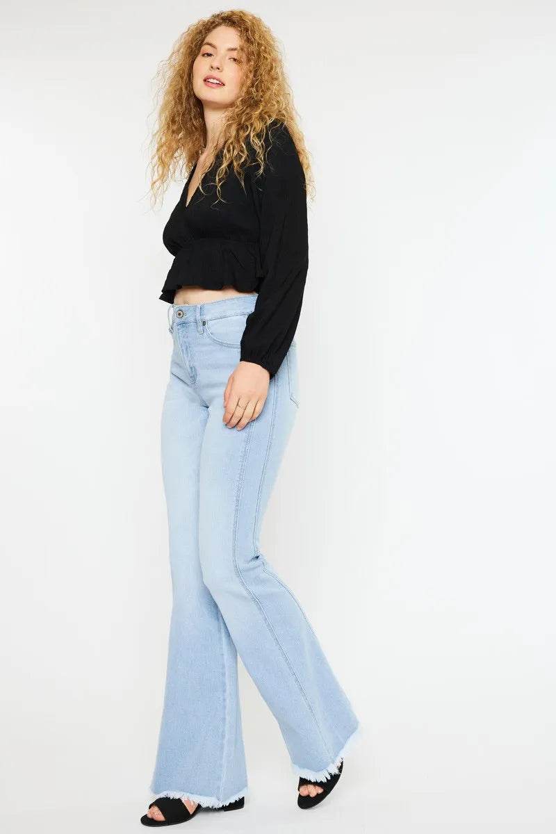 Kancan High Rise Curvy Flare Jeans Trendsi 870e91b778b8430294c048d97c207fa3-Max-Origin