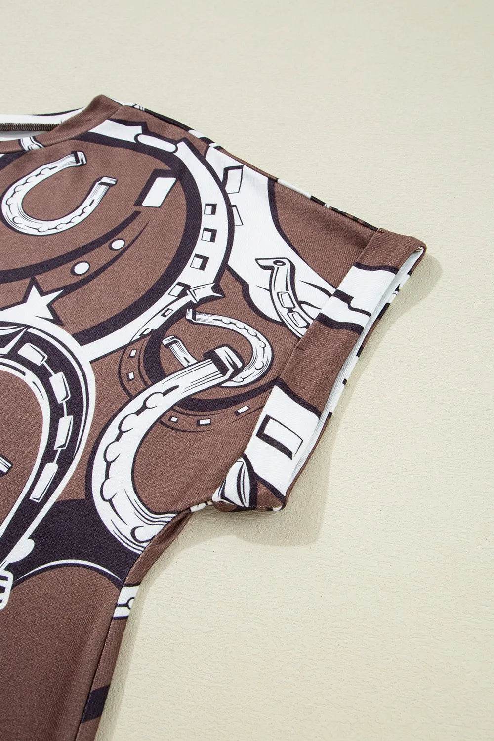 Printed Round Neck Short Sleeve T-Shirt Trendsi 87134560-0f77-460f-9a60-01a1fb71878e-Max-Origin