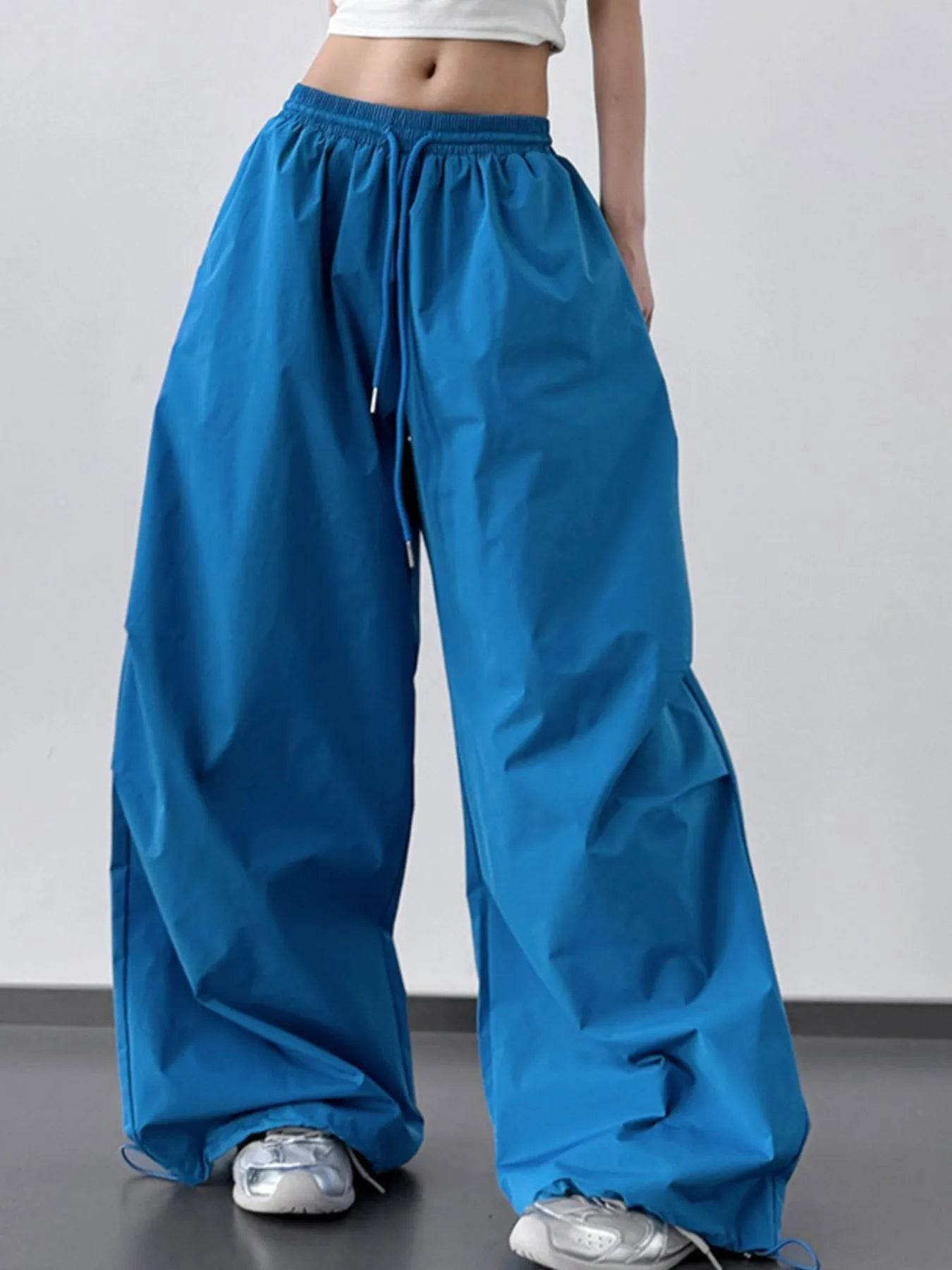 Letter Back Wide Leg Drawstring Pants Royal Blue Trendsi 8718a506-c945-4451-a8ec-b56ac6002be1-Max-Origin