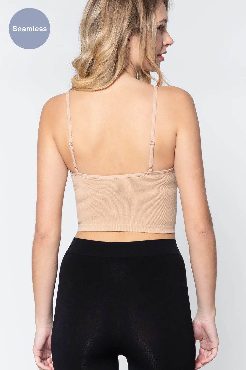 ACTIVE BASIC Round Neck Crop Rib Seamless Cami Trendsi 8754ef0a-fb85-4220-9886-b40c8db6049c-Max