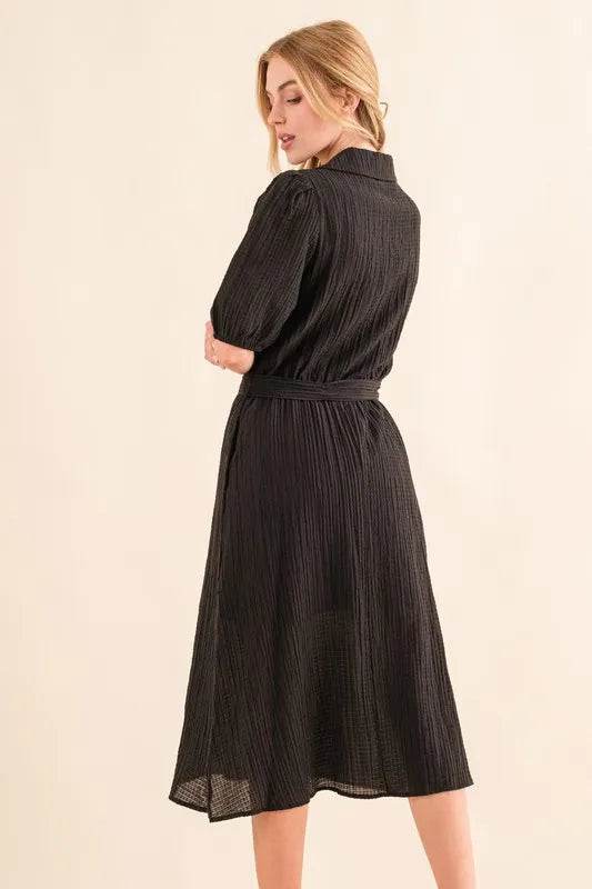 And The Why Waffle Textured Ribbon Waist Midi Dress Trendsi 8814f3b4bb9047b2a33a4e0ac7daca2a-Max-Origin
