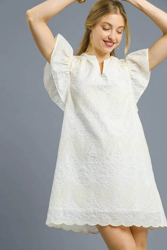 Umgee Scalloped Hem Embroidered Mini Dress White Trendsi 88183f24-d3ad-4081-9b87-c2a35ea87bb4-Max-Origin