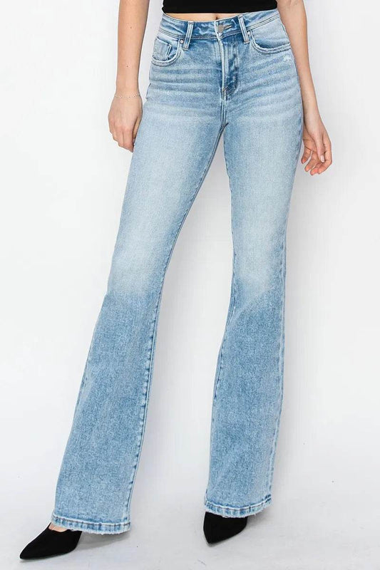 RISEN High Rise Bootcut Jeans LIGHT Trendsi 889de6f3d676431f9abe82aa69cadc58-Max-Origin