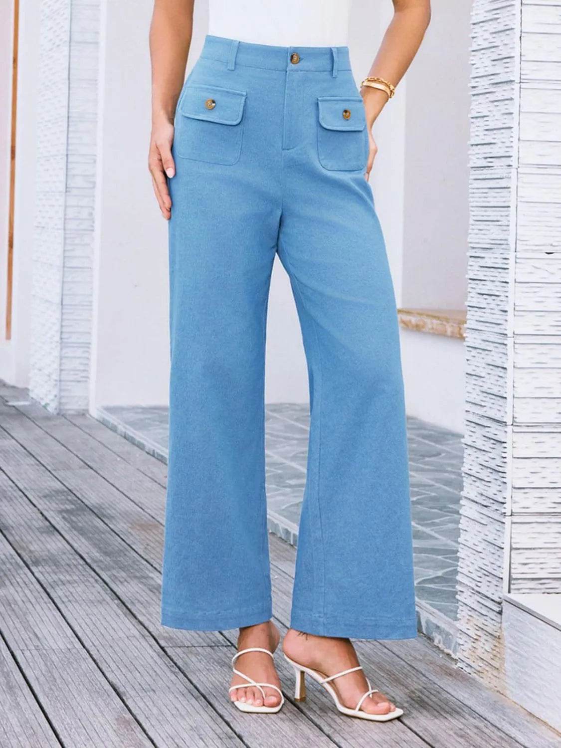 High Waist Wide Leg Pants Trendsi 8913b311-6789-456c-b0f3-5dc5bc1ae95c-Max-Origin