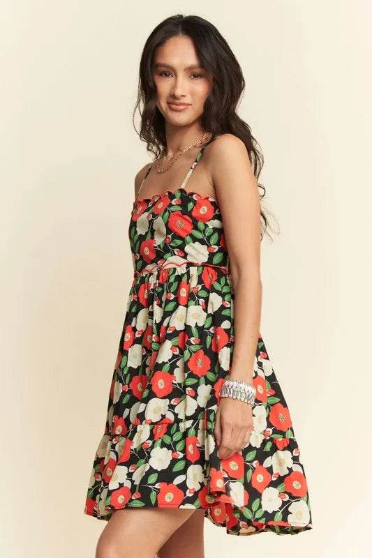 Davi & Dani Floral Scalloped Cutout Back Mini Dress Trendsi 894683de883844dcaa7d07de3a2d3be2-Max-Origin