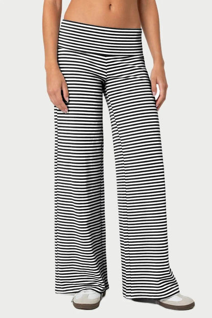 Striped Wide Leg Pants Black Trendsi 89543094-85e5-4e03-b77b-2cdde8aa6979-Max