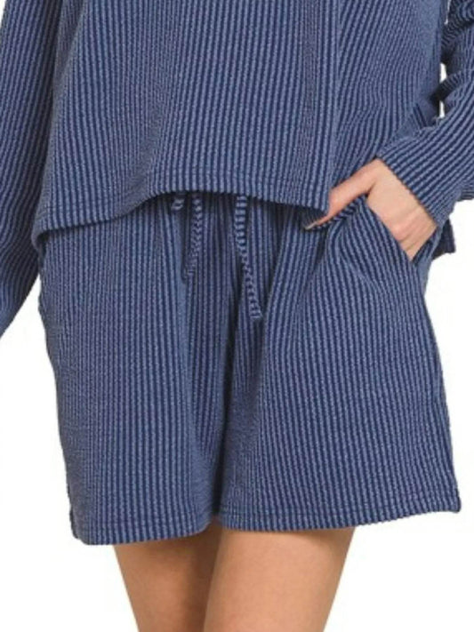 Zenana Corded Rib Long Sleeve Tee and Shorts Set Trendsi 898a3a48-1509-4f45-88b9-4cb59665b6c5-Max-Origin