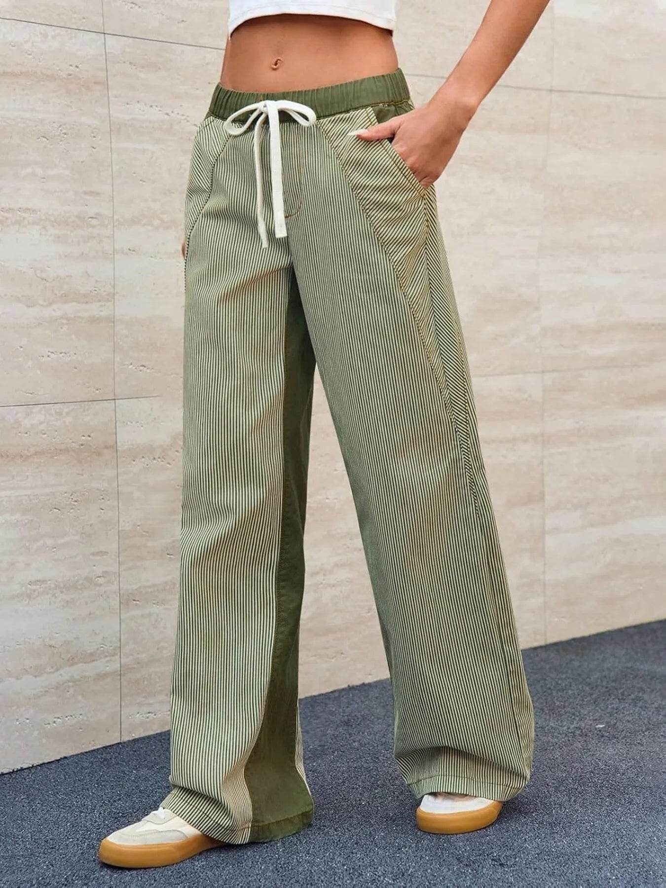 Striped Wide Leg Jeans Trendsi 89a61b6a5e384201a2fd345e006d8e9c-Max-Origin
