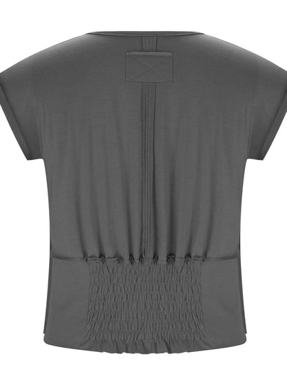Deep V-Neck Cropped T-Shirt Trendsi 89ba4165acc44f18ad83ed13b5541f47-Max-Origin